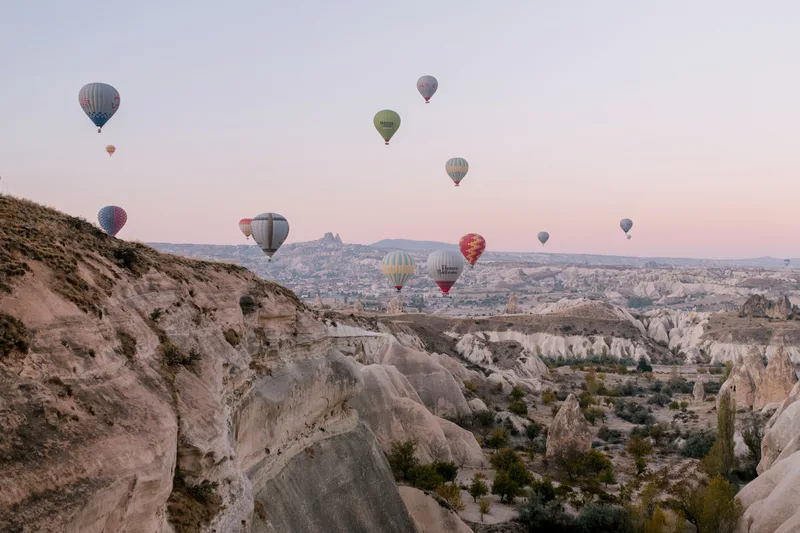Kapadokya sıcak hava balonları